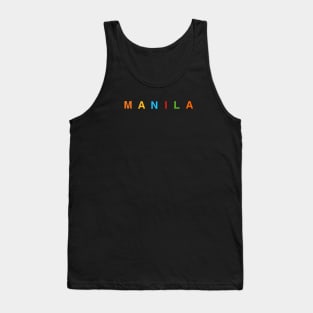 MANILA RAINBOW LETTERS Tank Top